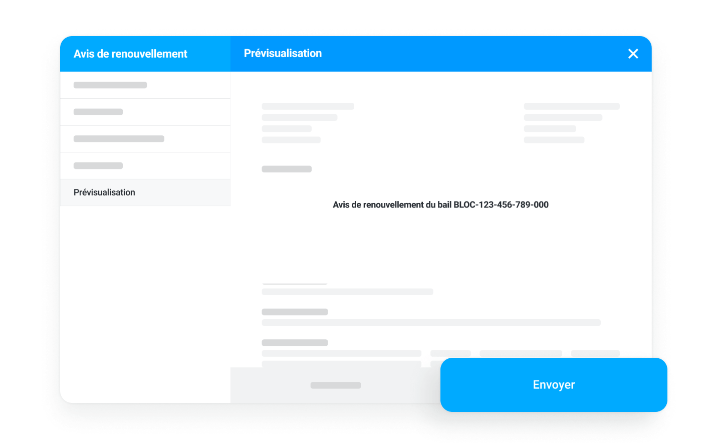 Prévisualisez et envoyez