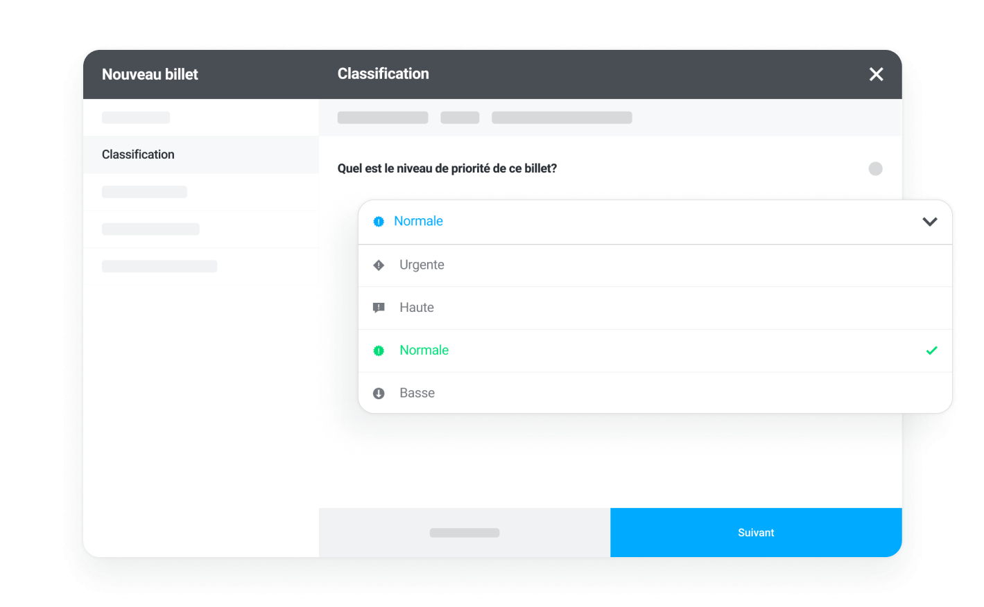 Effectuez la classification