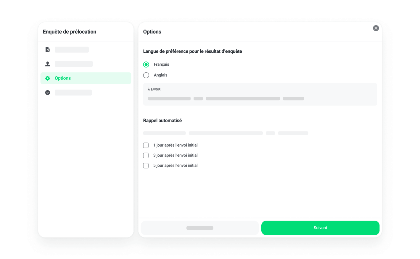 Sélectionnez le candidat